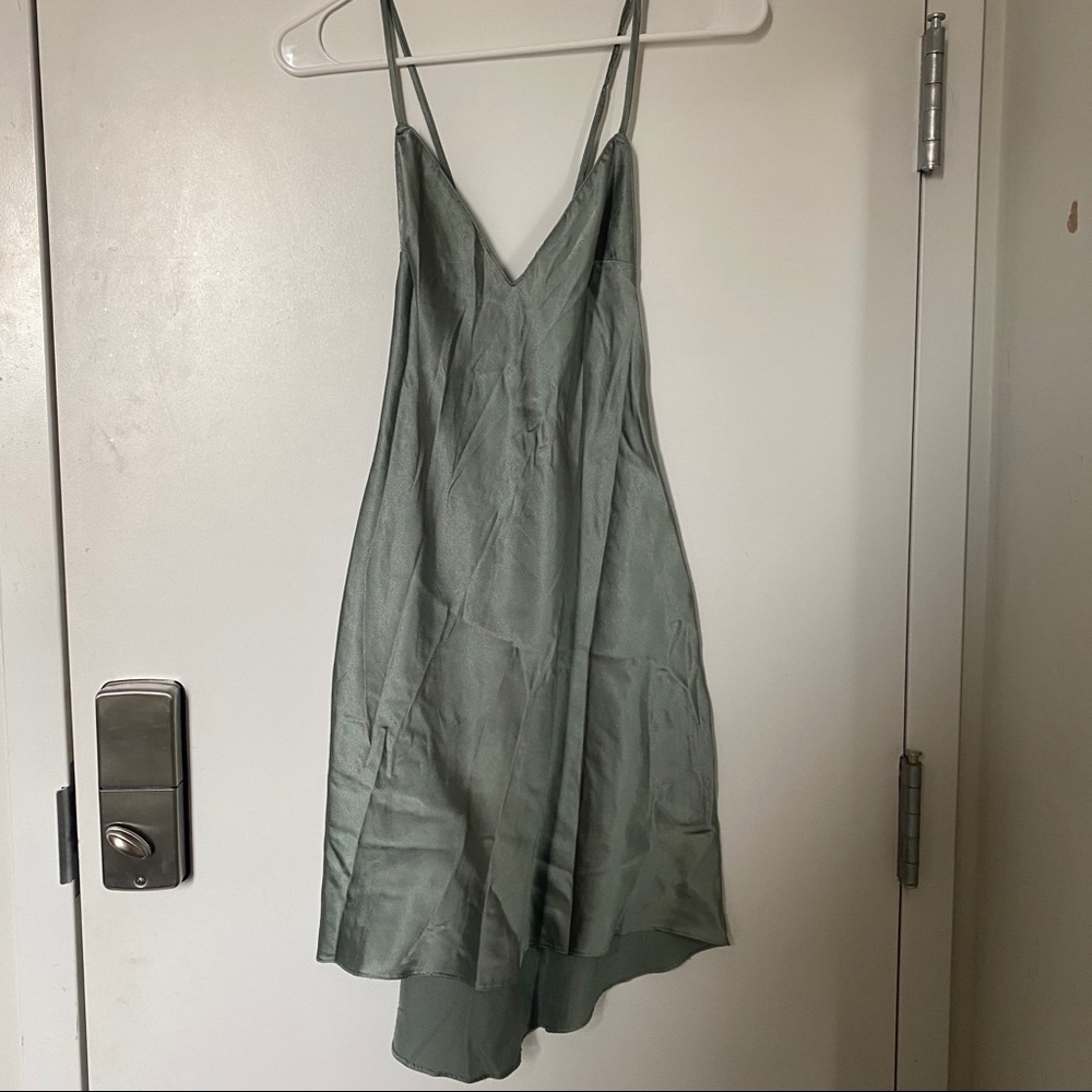 Victoria’s Secret Green Slip Dress Size XS